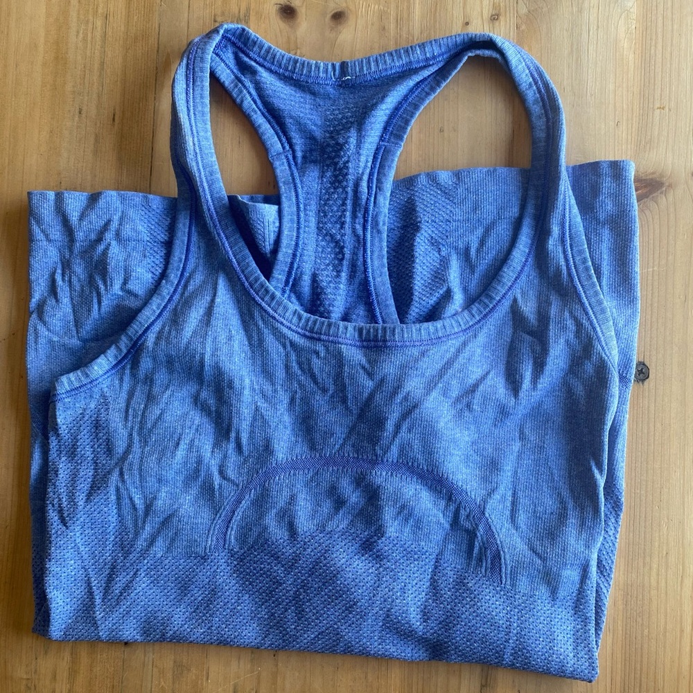 Lululemon blue tank top